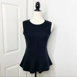 Ann Taylor Black Sleeveless Sweater